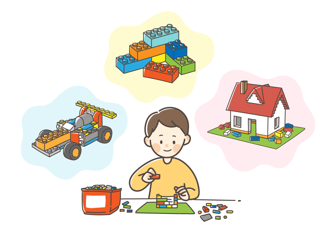 Javaプログラムはブロックを組み立てるイメージ